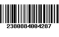 Código de Barras 2380884004287