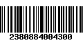 Código de Barras 2380884004300