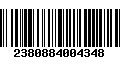 Código de Barras 2380884004348