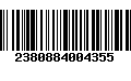 Código de Barras 2380884004355