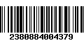 Código de Barras 2380884004379