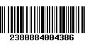 Código de Barras 2380884004386