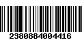 Código de Barras 2380884004416