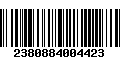 Código de Barras 2380884004423