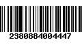 Código de Barras 2380884004447