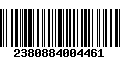 Código de Barras 2380884004461