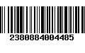 Código de Barras 2380884004485