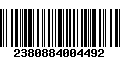 Código de Barras 2380884004492