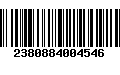 Código de Barras 2380884004546