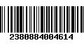 Código de Barras 2380884004614