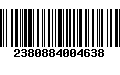 Código de Barras 2380884004638