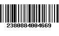 Código de Barras 2380884004669