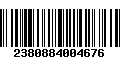 Código de Barras 2380884004676