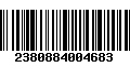 Código de Barras 2380884004683