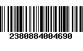 Código de Barras 2380884004690