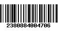 Código de Barras 2380884004706