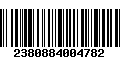 Código de Barras 2380884004782