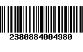 Código de Barras 2380884004980