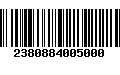 Código de Barras 2380884005000