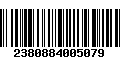 Código de Barras 2380884005079