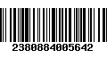 Código de Barras 2380884005642