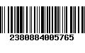 Código de Barras 2380884005765