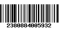 Código de Barras 2380884005932