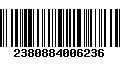 Código de Barras 2380884006236