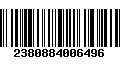 Código de Barras 2380884006496