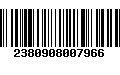 Código de Barras 2380908007966