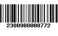 Código de Barras 2380908008772