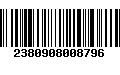 Código de Barras 2380908008796