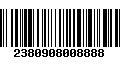 Código de Barras 2380908008888