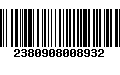 Código de Barras 2380908008932