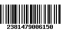 Código de Barras 2381479006150