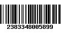 Código de Barras 2383348005899