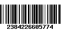 Código de Barras 2384226605774