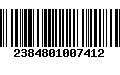 Código de Barras 2384801007412