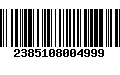 Código de Barras 2385108004999