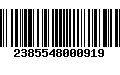 Código de Barras 2385548000919