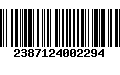 Código de Barras 2387124002294