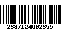 Código de Barras 2387124002355