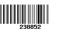 Código de Barras 238852