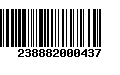 Código de Barras 238882000437