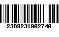 Código de Barras 2389231902740