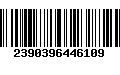 Código de Barras 2390396446109