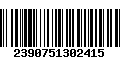 Código de Barras 2390751302415