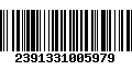 Código de Barras 2391331005979