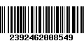 Código de Barras 2392462008549