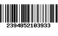 Código de Barras 2394852103933